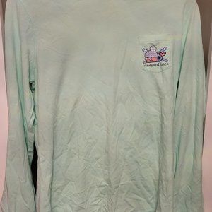 NWT Vineyard Vines Long Sleeve T-Shirt, Cool Winter Pattern, Medium